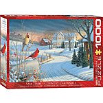 EuroGraphics 1000-Piece Country Cardinals by Sam Timm Puzzle $9.38 + FS w/ Prime