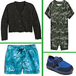 Old Navy Girls' Button-Front Cardigan $6, Baby Swim from $3.75 |Toddler Mesh Water Shoes $5.75, Glitter-Jelly Flats $3.75, Toddler Girls Uniform Polo $3 &amp; MORE + Store Pickup