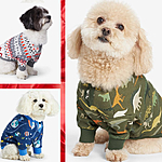 The Company Store Dog Pajamas (Organic Cotton or Flannel, various prints) $8.50 at Home Depot + Free Curbside Pickup