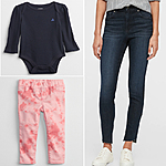 Gap Factory Extra 50% Off Clearance: Toddler Jeggings $6, Baby Long-Sleeve Bodysuit $2 &amp; More + Free S&amp;H