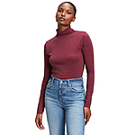 Gap: Extra 50% Off Markdowns: Women's Featherweight Funnel-Neck T-Shirt $3.50 &amp; More + Free S/H Orders $50+ (pre-discount total)