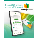 Fidelity Bloom App: Open New Bloom Spend and Save Accounts, Deposit $25 and Earn $50 Cash Reward