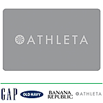 $50 Athleta eGift Card (Valid at Athleta, Gap, Old Navy & Banana Republic) $40 (Email Delivery)