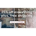 West Elm: 25% OFF Storewide + Free Shipping (Exclusions Apply) &amp; 40% OFF Select Furniture, Bedding, Rugs, Lighting, All Throws and Barware