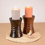 Candles at Home Depot: 6&quot; Villacera Mango Wood Pillar $15, Set of 2 River of Goods - Poetic Wanderlust $25.45, Litton Lane from $39 + Free Store Pickup