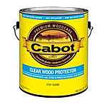 1 Gallon Cabot Water-Based Wood Protector, Transparent $24, Problem-Solver White Acrylic Primer For Wood $25 + Free Store Pickup at Ace Hardware