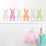 Wallpops Bunch of Bunnies Wall Art Kit $9, White Saddle Up $15.50 at Home Depot + Free Store Pickup