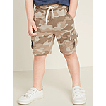 Old Navy Girls' Jean Shirt Dress $7, Toddler Boys' Fleece-Knit Cargo Shorts $4.90 &amp; More + Free S/H on $25+