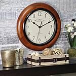 back in stock ** FirsTime &amp; Co Harrington 11-in Walnut Clock $16 at Amazon/Home Depot + FS w/ Prime + Free Curbside Pickup