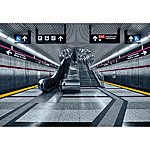 KOMAR Subway Wall Mural (8-Panel 12 Ft x 8 Ft 3 in) $34.65 + Free S/H