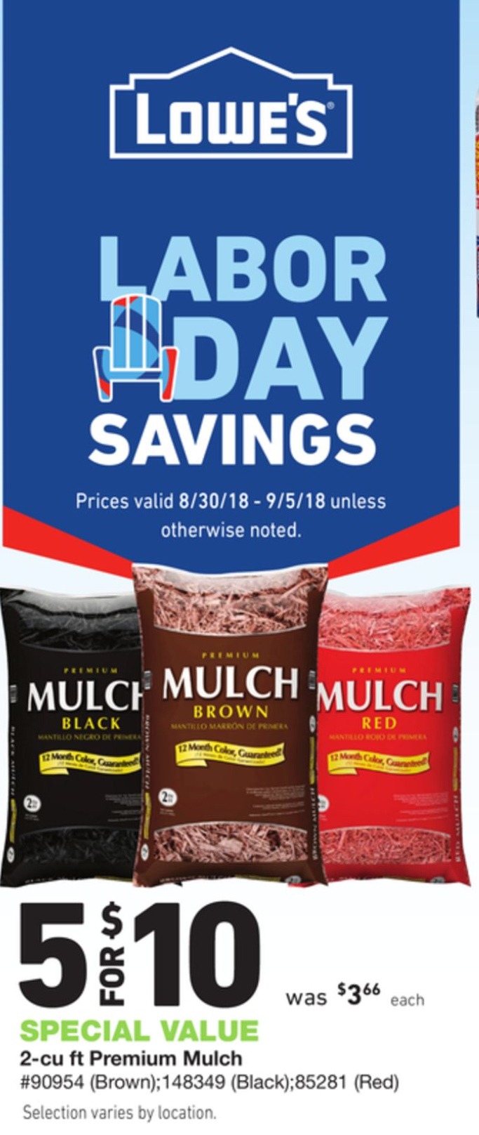 Lowes mulch on sale 2020