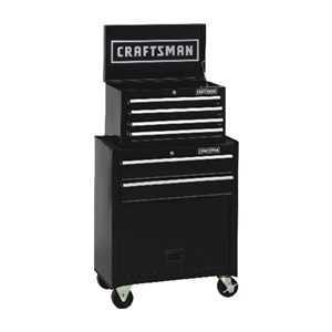 Craftsman 26 5 6 Drawer Steel Rolling Tool Cabinet 44 25 H X 14