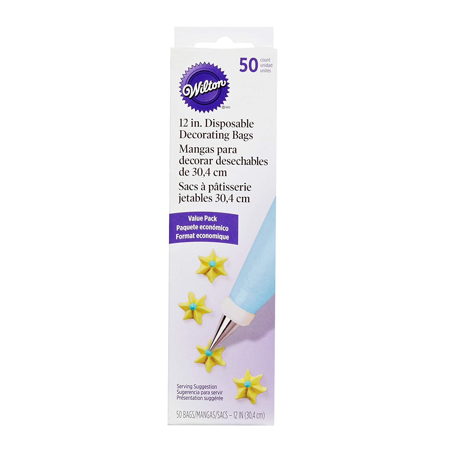 50 Count Wilton 12 Inch Disposable Cake Decorating Bags 5 81