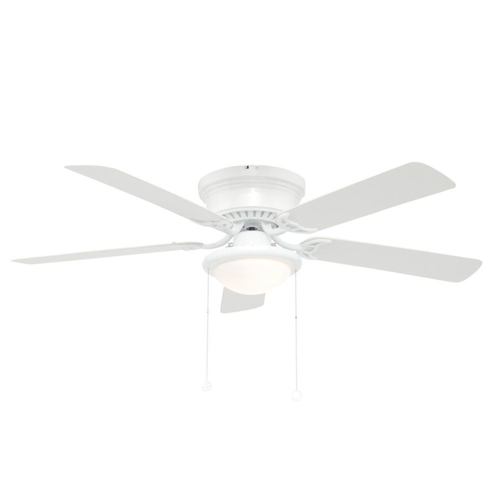 Hugger 52 Led Indoor Ceiling Fan W Light Kit White 40 Hampton Bay 56 Florentine Iv Ceiling Fan 80 Free Store Pickup At Home Depot