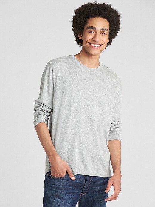 Gap Extra 50 Off Select Men S Styles Long Sleeve Classic T Shirt