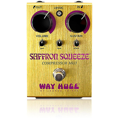 Way Huge Electronics Saffron Squeeze MkII Compressor Guitar Effects Pedal $80 + Free Shipping