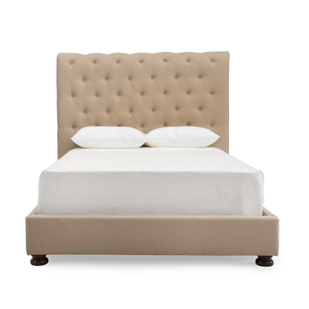 Rst Brands Emma Tufted Headboard Footboard Set Queen From 361