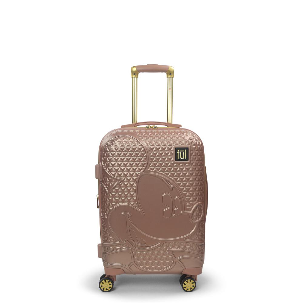 FUL Disney Textured Mickey Mouse Hard-Sided Luggage in ...