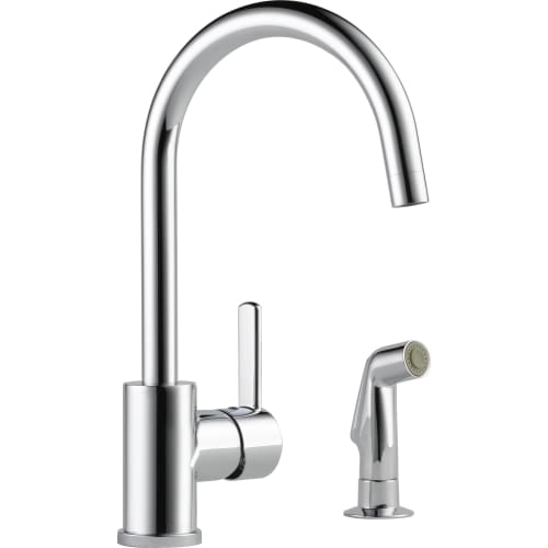Peerless Precept Single Handle Kitchen Faucet with Side Sprayer in Chrome $54.99 + Free Shipping