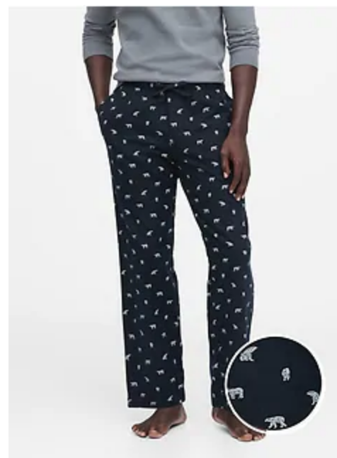 Banana Republic: Extra 60% Off Sale Styles - Men's Flannel PJ Pants $12, Poplin Shirts $14, Mason Athletic Chino $31.20, Women's V-Neck Jumpsuit $15.60 + FS on $20+