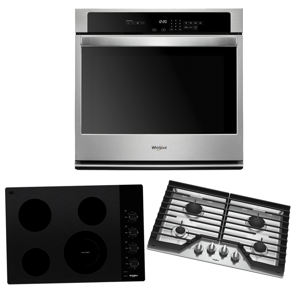 Extra $100 Off WYB Select Whirlpool Single Wall Oven & Cooktop at Home Depot, or Get Gift Card at Best Buy