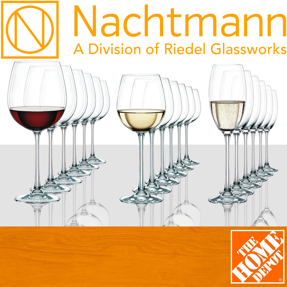 Nachtmann Vivendi 18-Piece Crystal Wine Glass Set (Assorted) $99.97 + Free Shipping