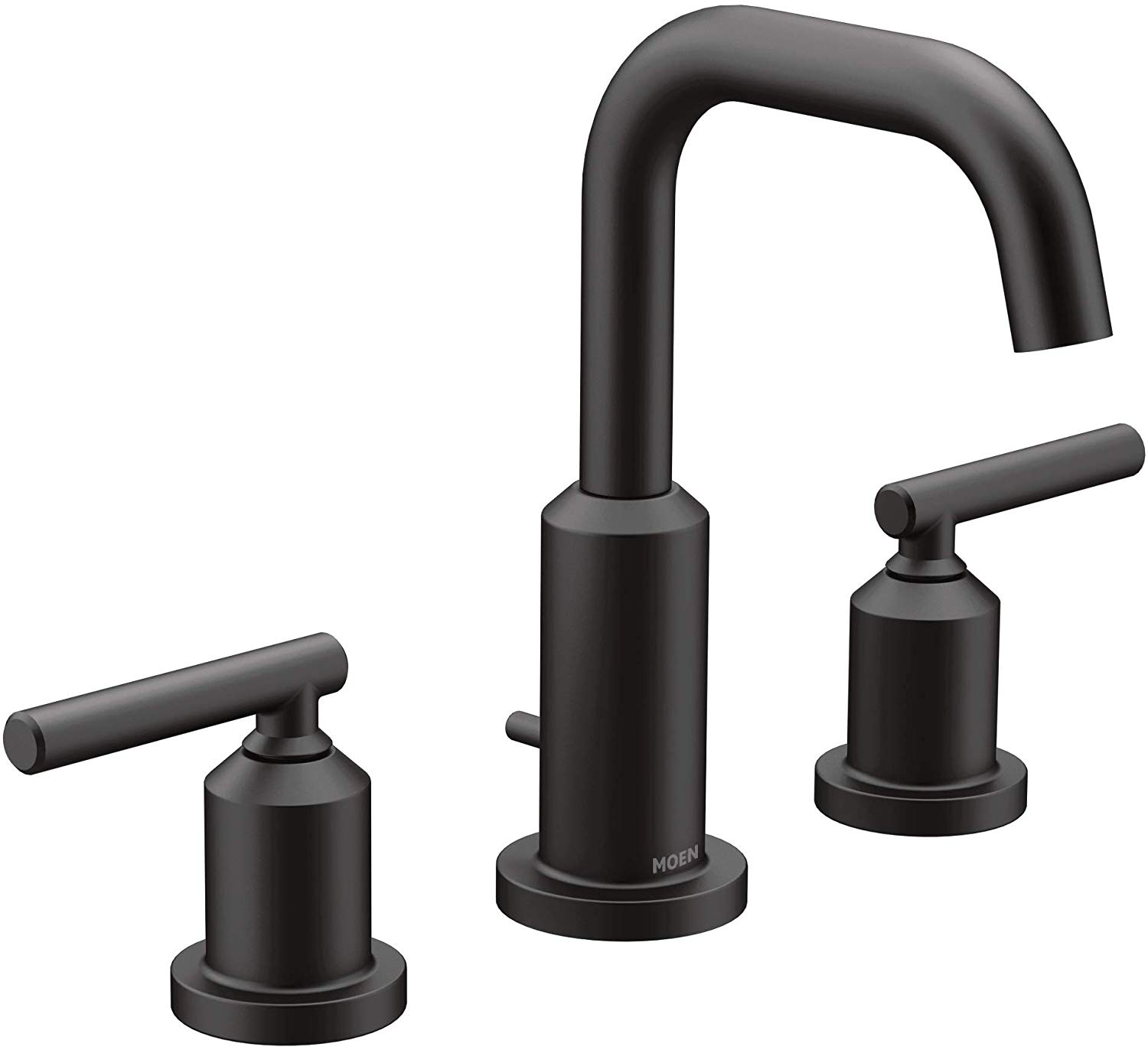 Moen Gibson 8 in. Widespread 2-Handle High-Arc Bathroom Faucet in Matte