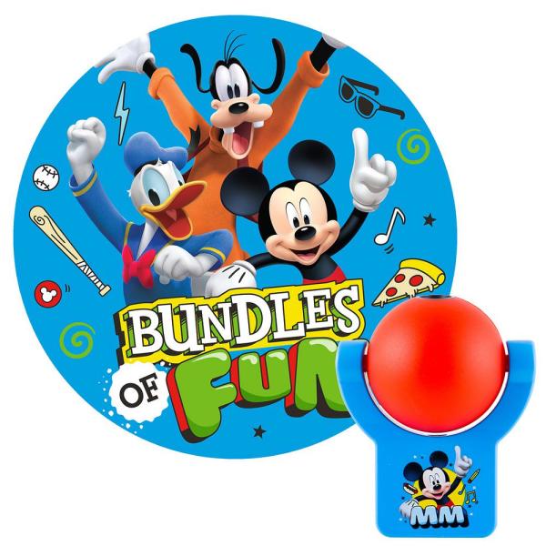 Projectables Disney Mickey Mouse Roadsters LED Night Light w/ Auto On/Off $5.61 at Home Depot + Free 2-Day Shipping