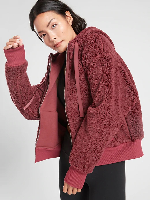 Athleta Winter Markdown Pulse Rev Down Jacket 27 Cozy Sherpa
