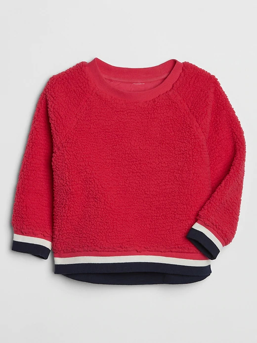 gap sherpa pullover