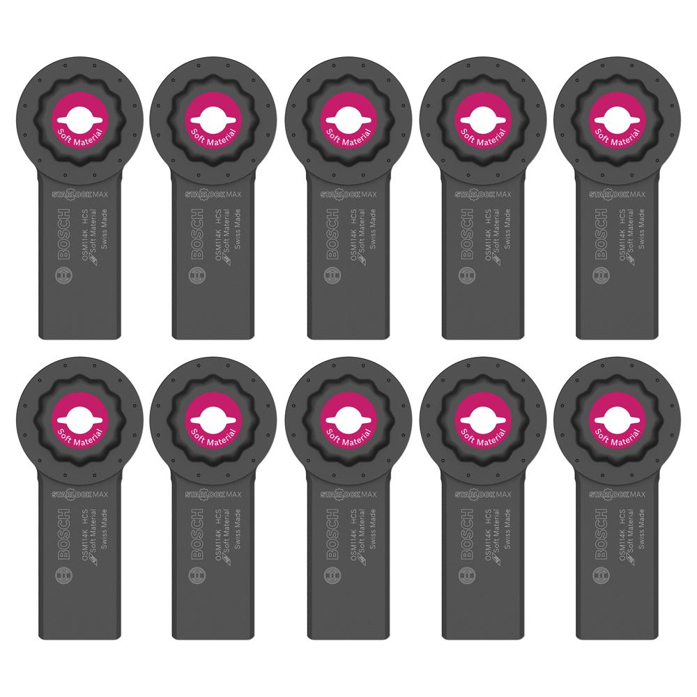 10-Pack Bosch 1-1/4 in. StarlockMax Sealant Knife (OSM114K) $24.30 after S&S + Free Shipping