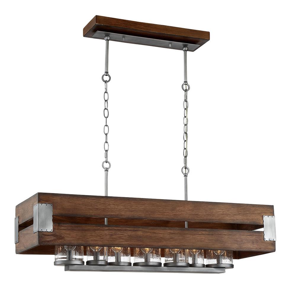 Home Decorators Collection 7 Light Ackwood Farmhouse Style