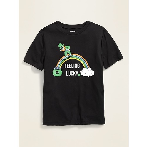 Old Navy Boys St Patrick Day Tee Toddler Camo Crew Neck Tee