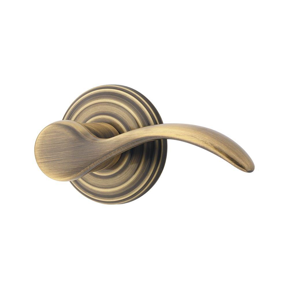 Kwikset Pembrook Antique Brass Right-Handed Half-Dummy Door Lever $6.54, Baldwin Estate Distressed Keyed Entry Door Lever $33.54 & More + FS on $45+