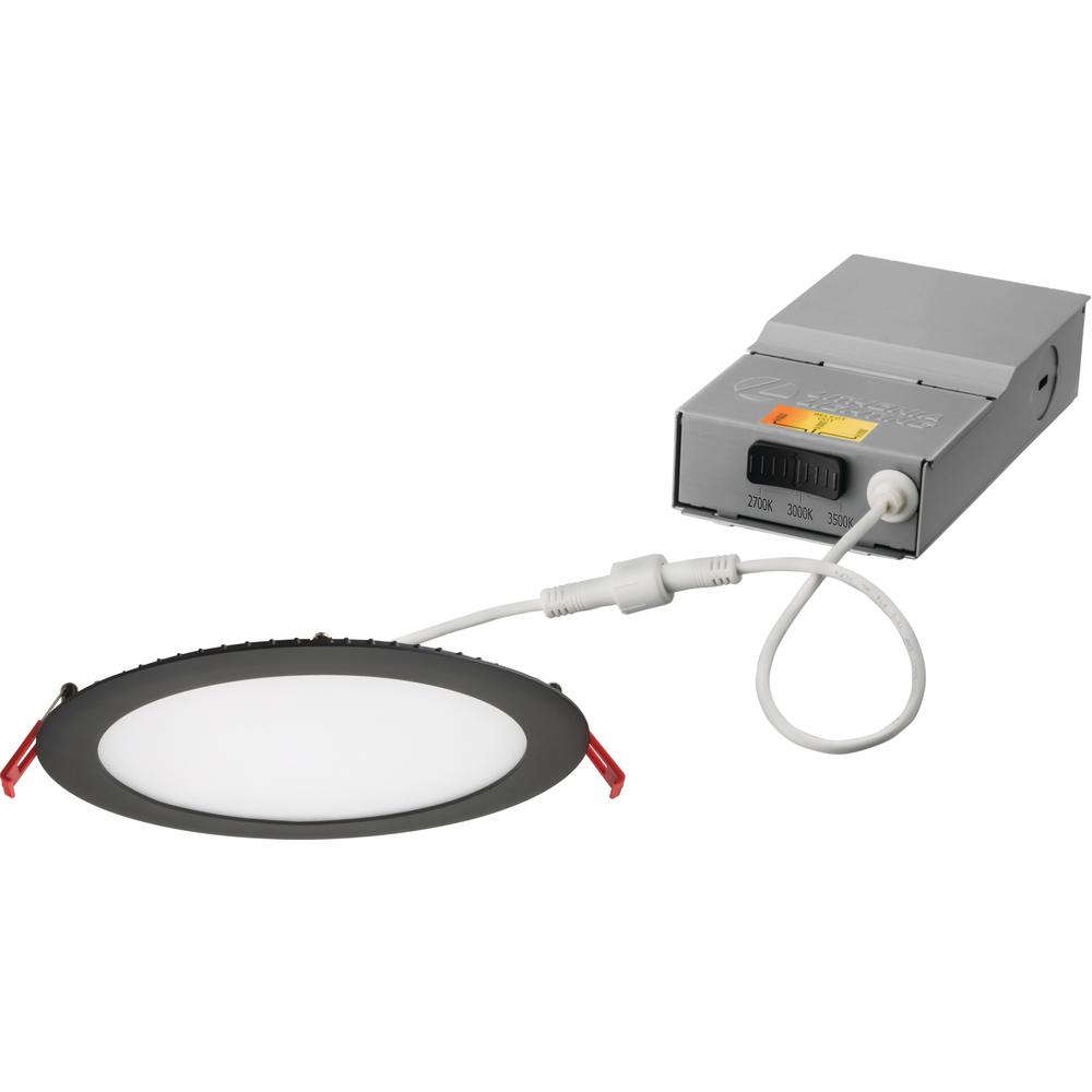 Lithonia 8" Wafer Selectable Integrated LED Recessed Lights: 27/30/3500K Round from $21.07, Square from $21.31, 30/40/5000K Round $21.66 & More + FS on $45+ (Amazon/Home Depot)