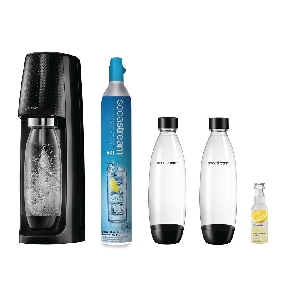 Sodastream Fizzi Soda Maker W 3 Ct 1l Bottles Lemon Flavoring Drops