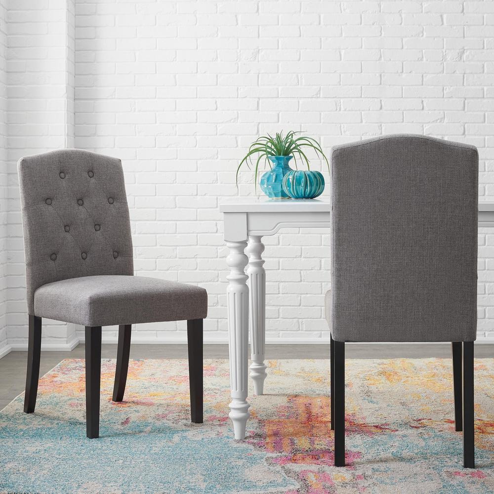 Set Of 2 Stylewell Dining Chairs Beckridge Button Tufted