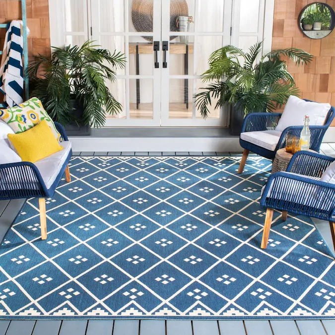 Safavieh 5 X 8 Courtyard Collection Indoor Outdoor Area Rug 49