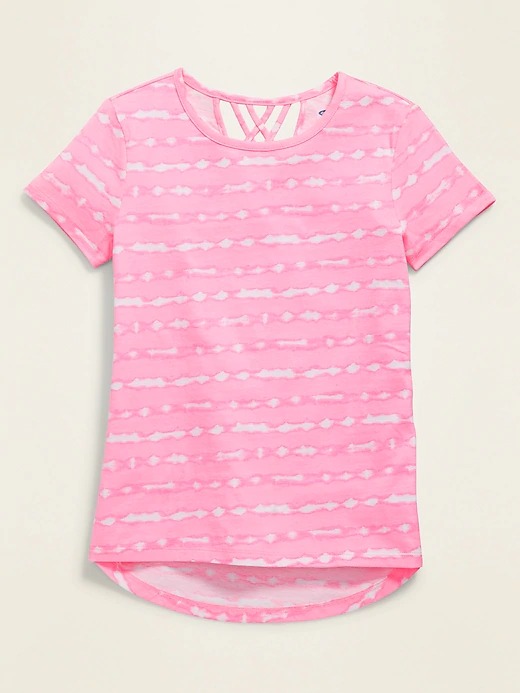 Old Navy Boys Hologram Or Girls Lattice Back Tee 2 80 Boys