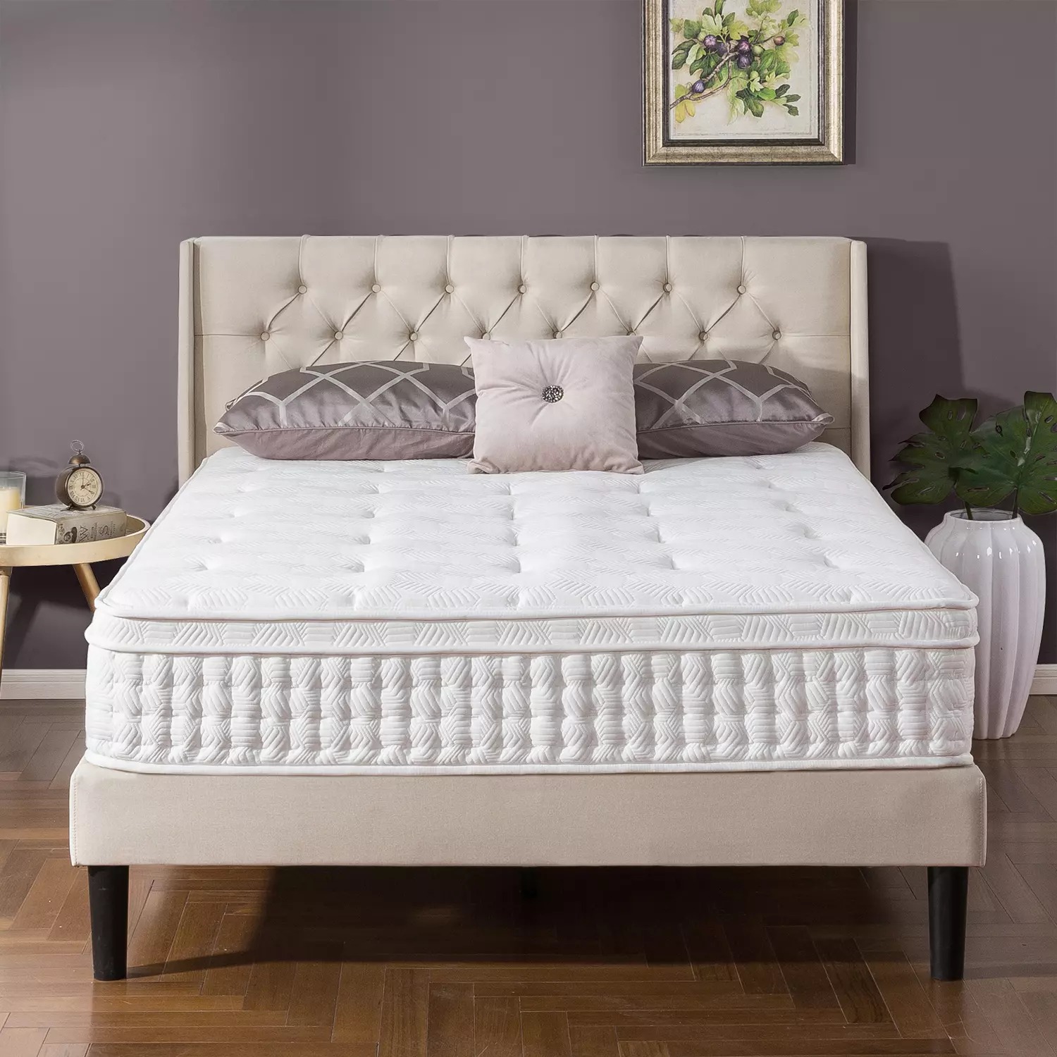 Sam's Club Members: ZINUS  iCoil Euro Top Spring Mattress, 12-Inch from $195, 13-Inch King w/ SmartBase $349 & More + Free Shipping