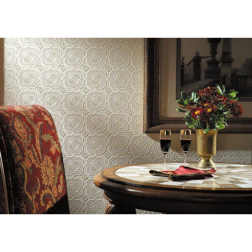 Graham & Brown Paintable, Textured Wallpaper (56 Sq Ft ...