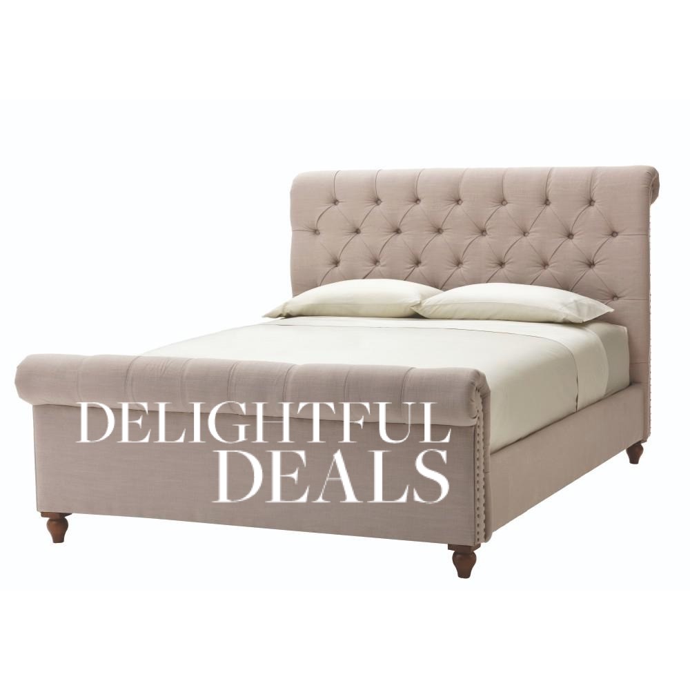 Home Decorators Collection | Gordon Natural King Sleigh Bed $499.50 + Delivery