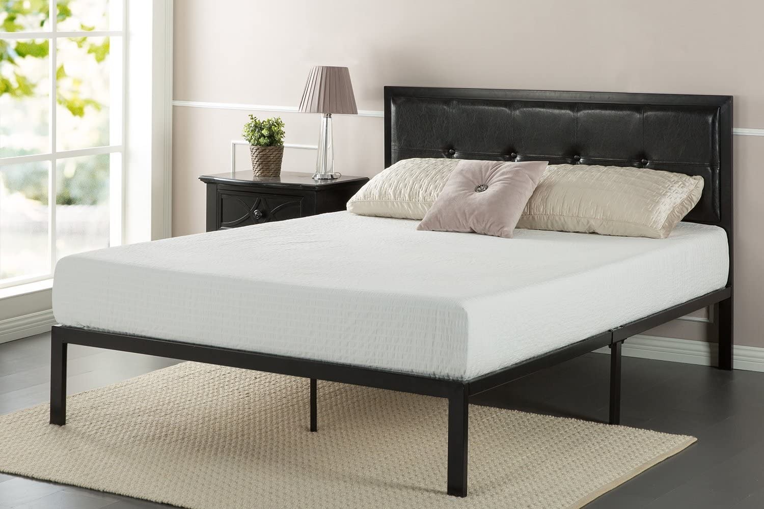 Zinus Cherie Platform Bed w/ Headboard (Full) $121 + Free S/H