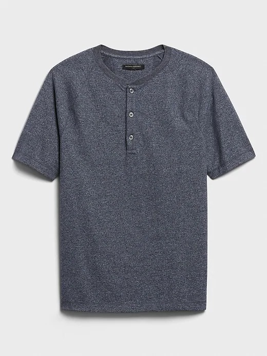 Banana Republic Factory: Men's Cozy Henleys $9, L/S Cozy Henley $12 & More + FS on $25+