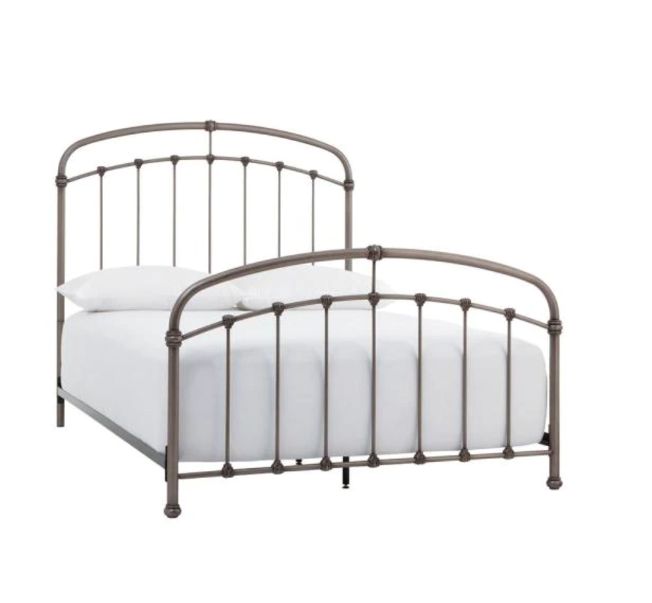 Home Decorators Collection Cloverly Pewter Metal King Bed $224.55 + Free Delivery