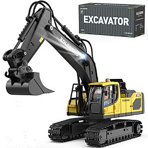 Kolegend Remote Control Excavator - $14 Amazon w/ coupon