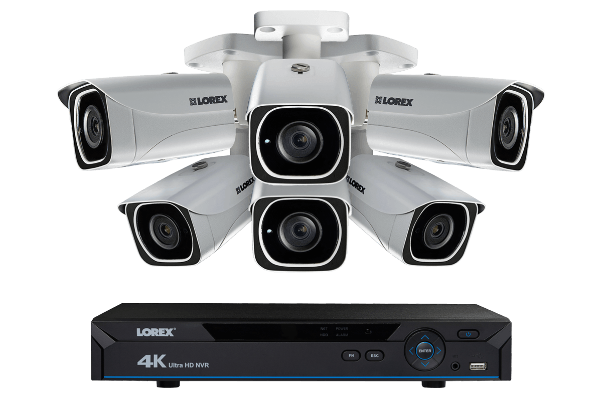 Lorex 4K IP POE NVR w/2TB HDD + 6x 8MP IP POE Bullet Cameras w/code $552.49+