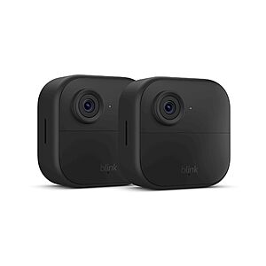 Like-New Blink Outdoor 4 with Sync Module 2 – Wireless smart security camera,two-year battery,1080p HD day and infrared night live view,two-way talk – 2 camera system $62.99