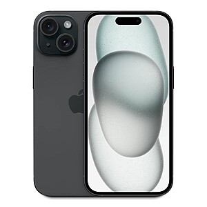 [Refurb] Apple iPhone 15 256GB Unlocked 6.1" Black A2846 w/1 Year Warranty + free shipping $387
