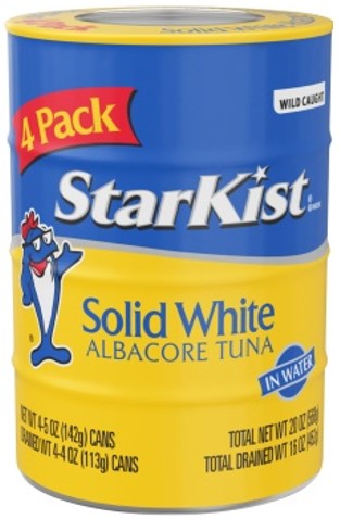 StarKist Tuna, 4 cans $1.50, Solid White Albacore, YMMV